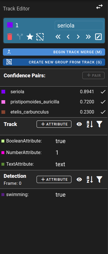 'View Attributes'