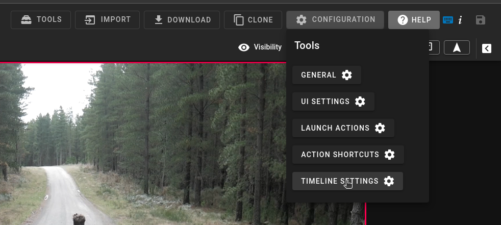 Timeline Settings